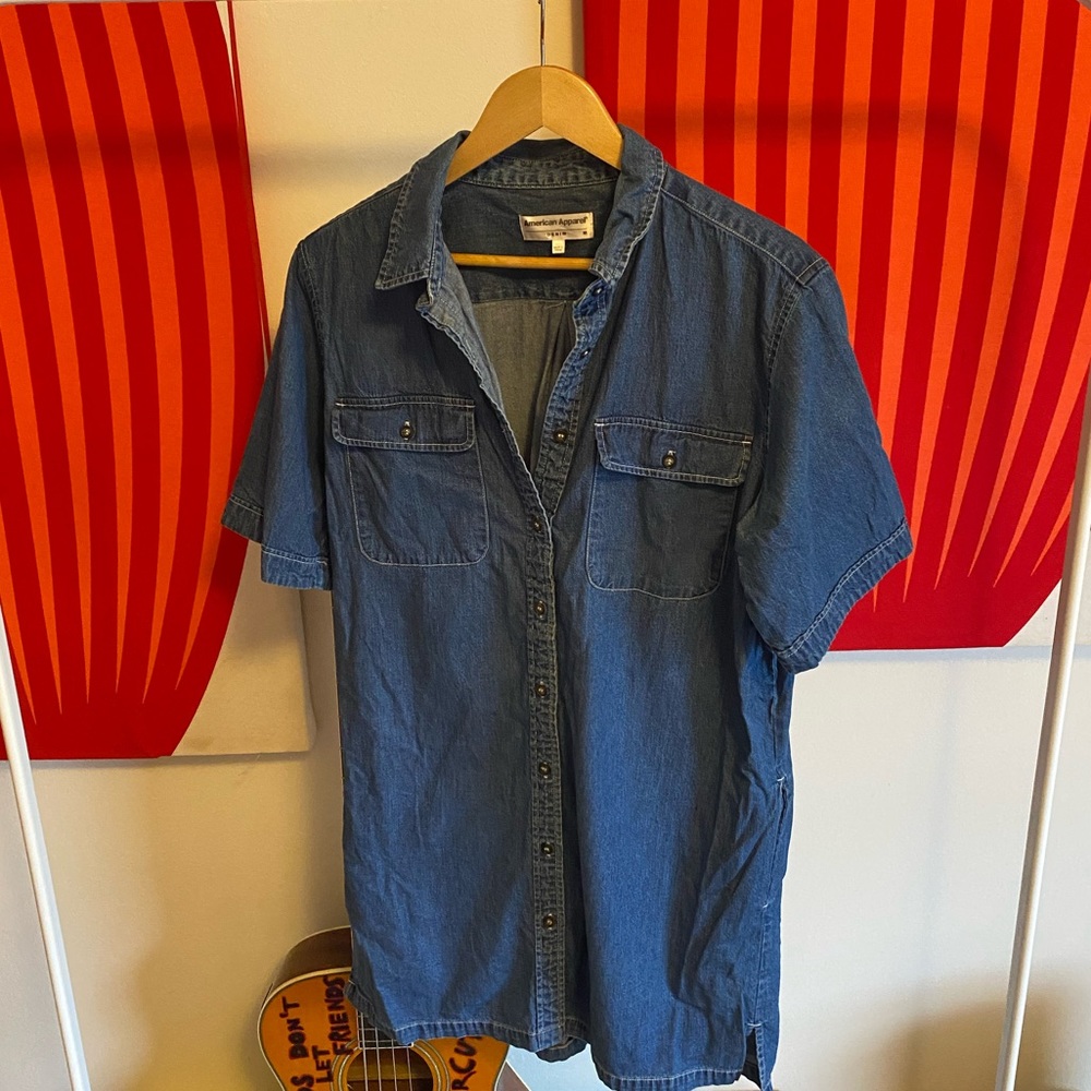 American Apparel Denim Dress